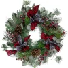 Buffalo Check Plaid Ribbon Holiday Wreath