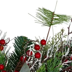 Buffalo Check Plaid Ribbon Holiday Wreath