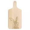 Bunny Glasses Maple Cutting Board