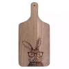 Bunny Glasses Walnut Cutting Board