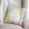 Bunny Kisses and Easter Wishes Pillow