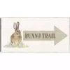 Bunny Trail Arrow Easter Canvas Wall Art