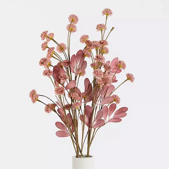 Burgundy Everlasting Flower Stems, Set of 2