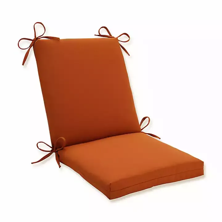 Burnt Orange Outdoor Chair Cushion