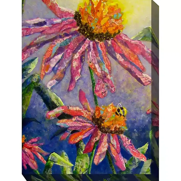 Busy Bee Outdoor Canvas Art Print