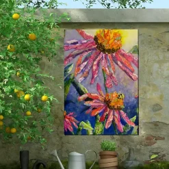 Busy Bee Outdoor Canvas Art Print