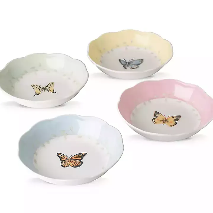 Butterfly Meadow Fruit Bowls, Set of 4