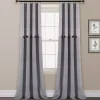 Buttons and Stripes Curtain Panel Set, 84 in.