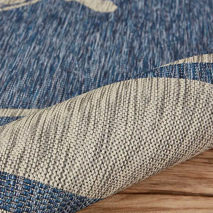 Captiva Nautical Helm Outdoor Area Rug, 5x7