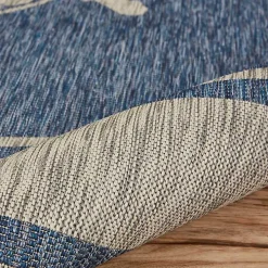 Captiva Nautical Helm Outdoor Area Rug, 7x9