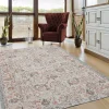 Caramel Botanical Indoor/Outdoor Area Rug, 7x9