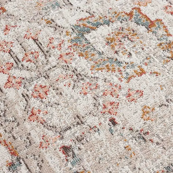 Caramel Botanical Indoor/Outdoor Area Rug, 7x9