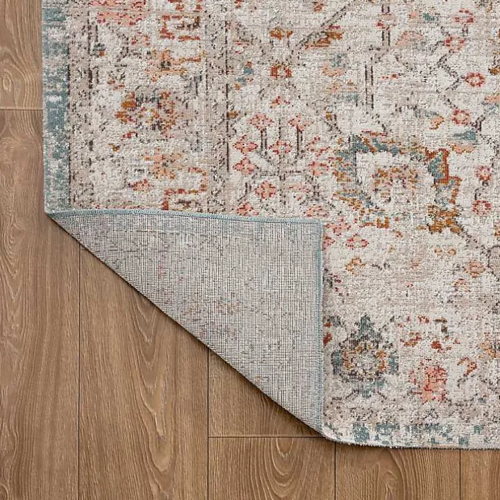 Caramel Botanical Indoor/Outdoor Area Rug, 7x9