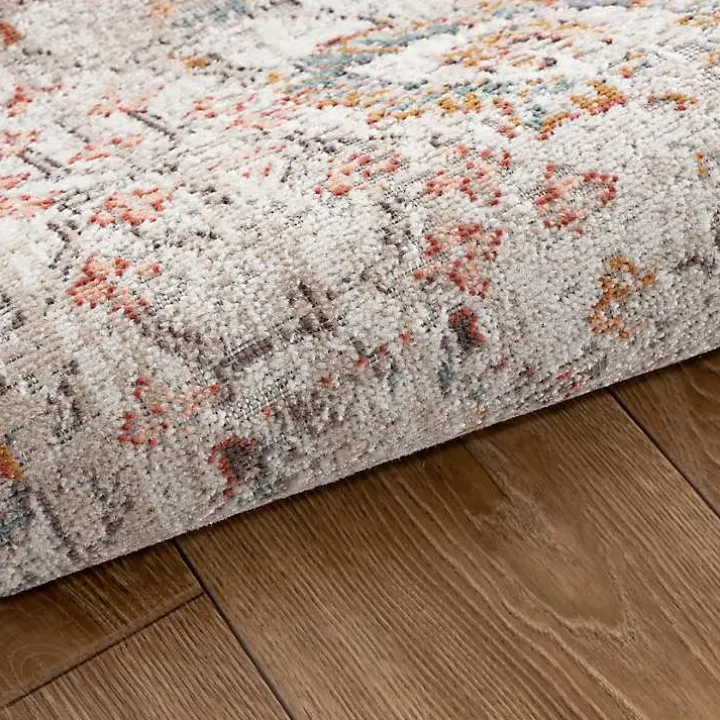 Caramel Botanical Indoor/Outdoor Area Rug, 7x9