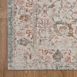 Caramel Botanical Indoor/Outdoor Area Rug, 7x9