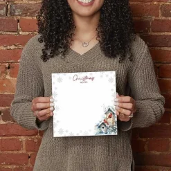 Cardinal Christmas Note Dry Erase Board, 8x8 in.