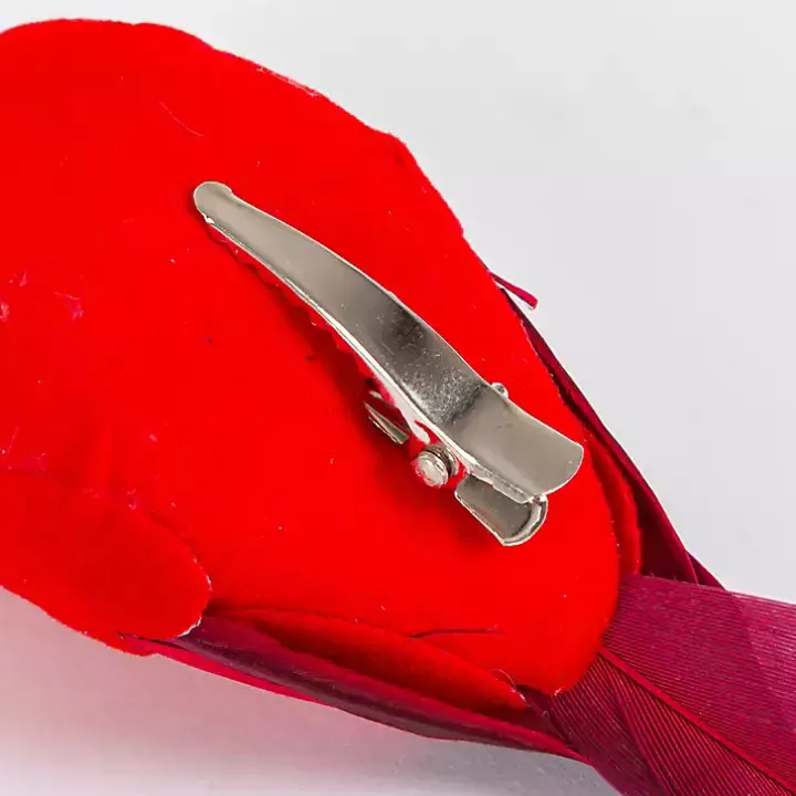 Cardinal Clip-On Christmas Ornaments, Set of 24