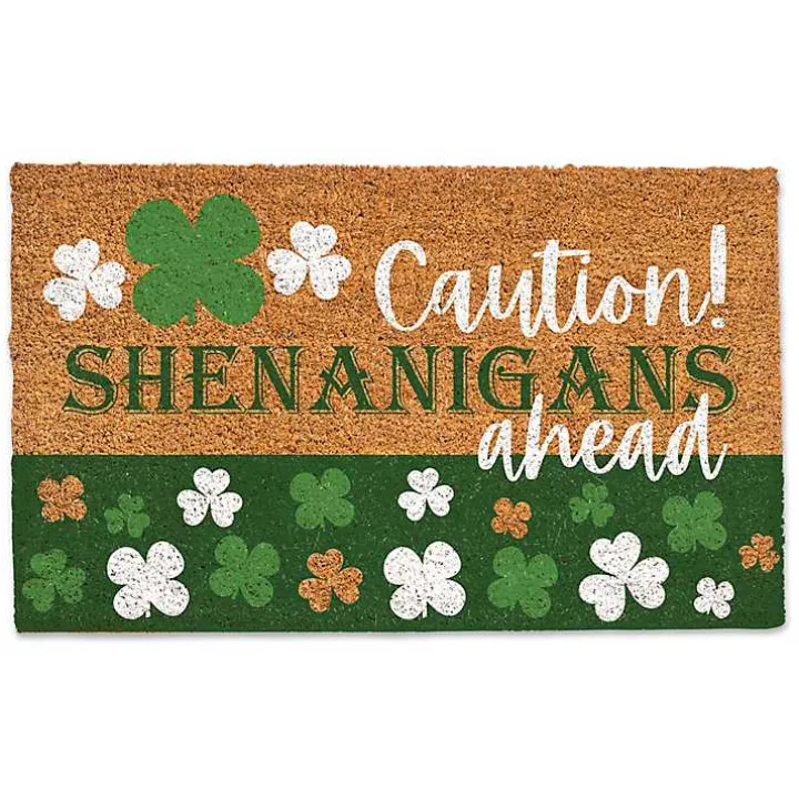 Caution Shenanigans Ahead Doormat