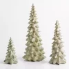 Champagne Glitter Christmas Trees, Set of 3