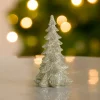 Champagne Glitter Christmas Tree, 6 in.