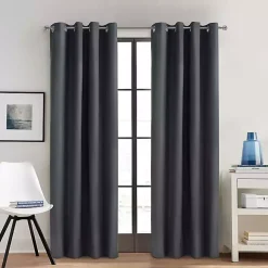 Charcoal Alpine Blackout Curtain Panel, 95 in.
