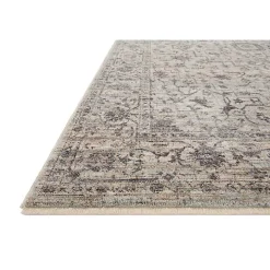 Charcoal Sorrento Medallion Area Rug, 6x9