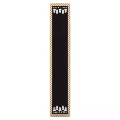 Checker Happy Halloween Ghost Table Runner, 72 in.