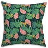 Cheetahs and Leaves Outdoor Pillow