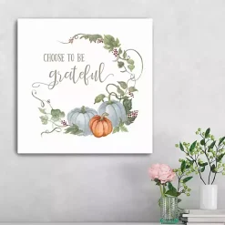 Choose to Be Grateful Canvas Art Print, 20x20