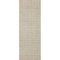 Chris Loves Julia x Loloi Polly Tan Grid Rug, 2x9