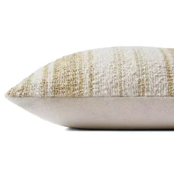 Chris Loves Julia x Loloi Gold Anderson Pillow