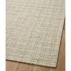 Chris Loves Julia x Loloi Polly Tan Grid Rug, 2x9