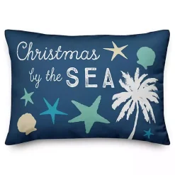 Christmas by the Sea Accent Pillow