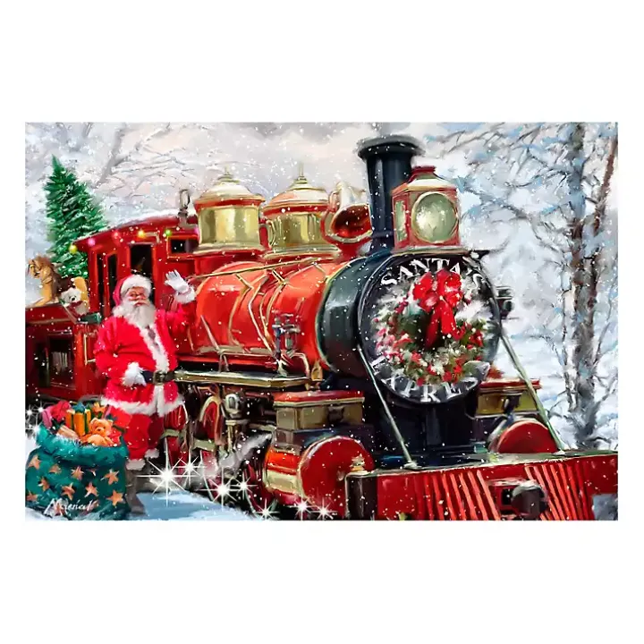 Christmas Express Canvas Art Print
