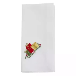 Christmas Gifts Embroidered 4-pc. Napkin Set