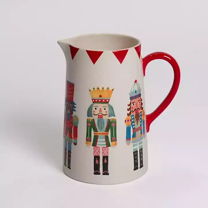 Christmas Nutcracker Pitcher