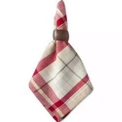 Christmas Orchard Plaid Napkins, Set of 6
