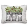Christmas Planters Joy Pillow