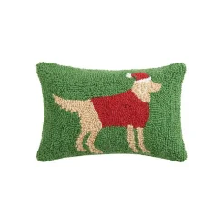 Christmas Retriever Pillow
