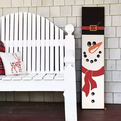 Christmas Snowman Leaner Decoration