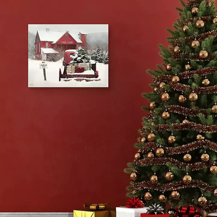 Christmas Tree Farm Canvas Art Print