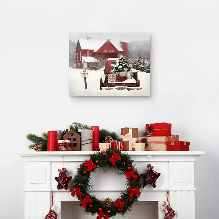 Christmas Tree Farm Canvas Art Print