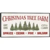Christmas Tree Farm Framed Canvas Art