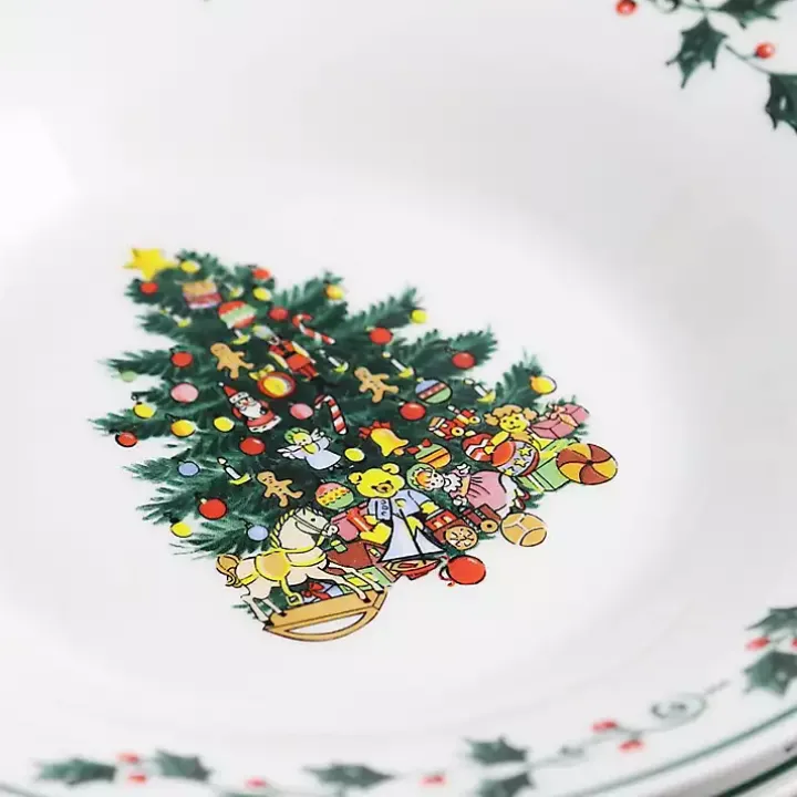 Christmas Tree Trimming 16-pc. Dinnerware Set