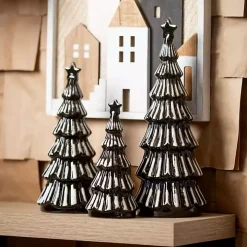 Christmas Village Framed Wall Plaques, Set of 2