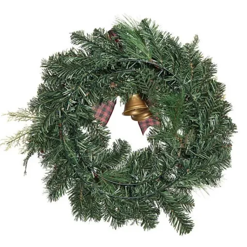 Christmas Wreath with Bells & Bow
