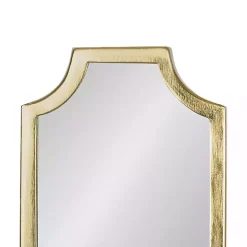 Ciel Gold Mirrored Pillar Candle Sconce