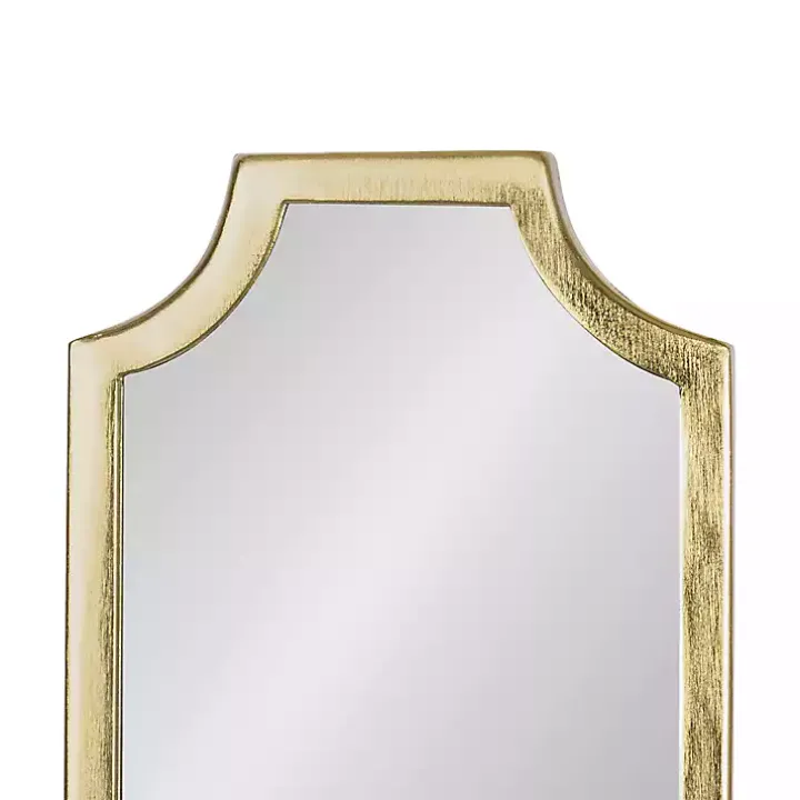 Ciel Gold Mirrored Pillar Candle Sconce