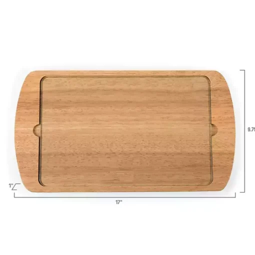 Cincinnati Bearcats Wood and Glass Serving Board