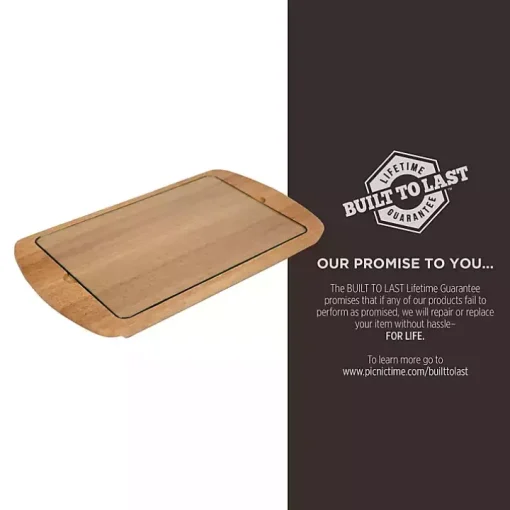 Cincinnati Bearcats Wood and Glass Serving Board